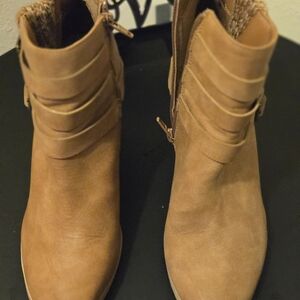 Beige Ankle Boots